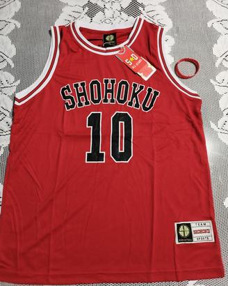 canotta basket slam dunk shohoku  hanamichi 