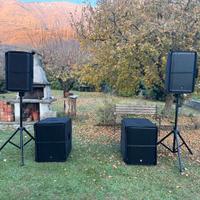 Impianto audio, casse, Tecnico audio Luci