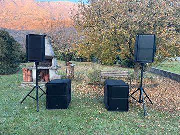 Impianto audio, casse, Tecnico audio Luci