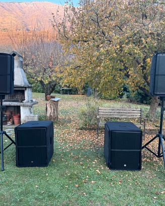 Impianto audio, casse, Tecnico audio Luci