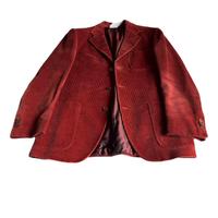 Giacca in velluto rosso David Burnett