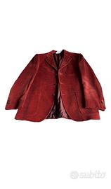 Giacca in velluto rosso David Burnett