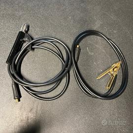Kit Cavi Saldatura MMA Massa+Pinza Rame 25mm