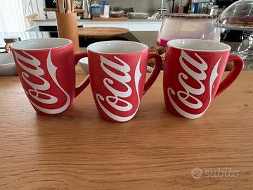 3 Tazze Coca Cola vintage