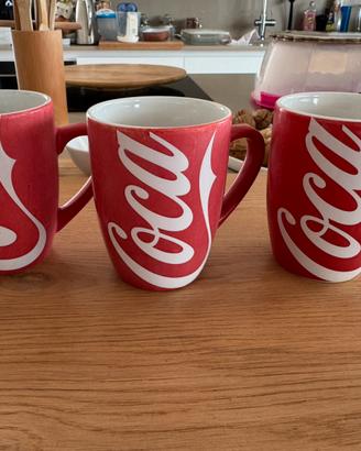 3 Tazze Coca Cola vintage