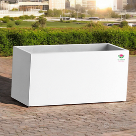 4 Fioriere cemento  Cm 100x40x50 H