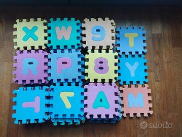 tappeto puzzle educativo per bambini 