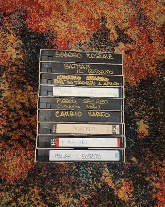 VHS Videocassette Registrazioni FILM ANNI 80-90 