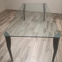 Tavolo in cristallo 180*88