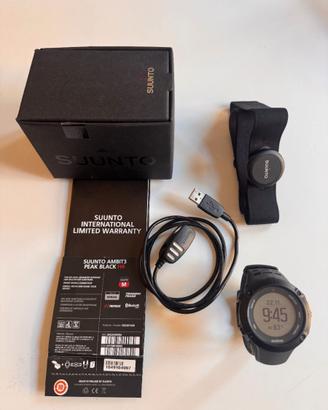Suunto Ambit3 Peak Black HR Orologio GPS