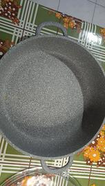 Pentola di Pietra con coperchio pyrex