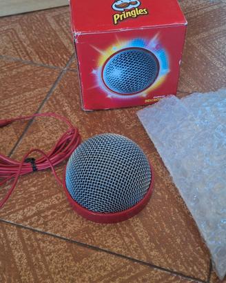Microfono e altoparlante Pringles