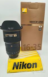 Nikon AF-S Nikkor 16-35mm f/4 G ED VR USATO- PROMO