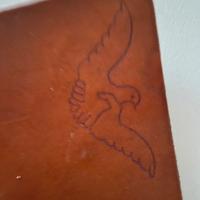 Tappetino mouse in cuoio