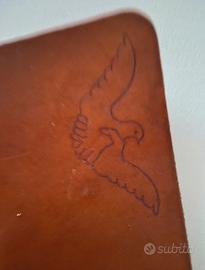 Tappetino mouse in cuoio