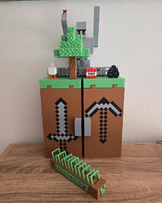 2 Espositori Minecraft Kinder Joy