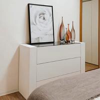 Como Cassettiera Mobili Fiver Bianco