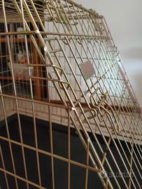 Gabbia per cani in acciaio