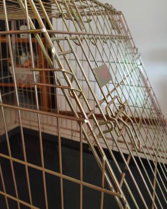 Gabbia per cani in acciaio