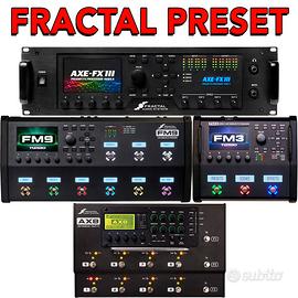 Preset per Fractal AXE-FX III, FM9, FM3, AX8