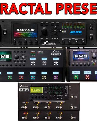 Preset per Fractal AXE-FX III, FM9, FM3, AX8