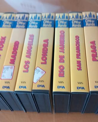 cassette vhs città del mondo 