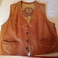 Gilet di cuoio - pelle spessa