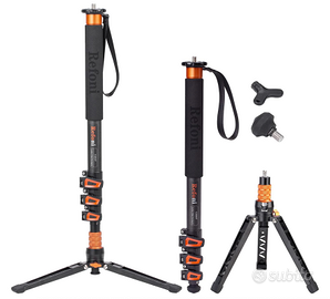 Monopiede in carbonio Refoni 173cm con treppiede