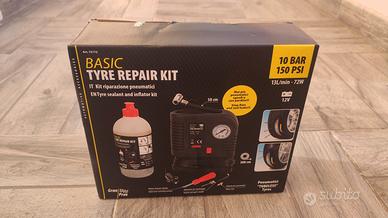 Kit Riparazione gomme Compressore Aria Portatile