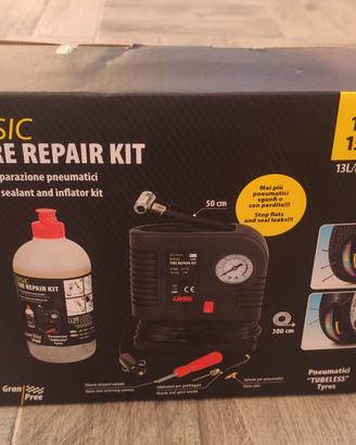 Kit Riparazione gomme Compressore Aria Portatile