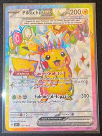 Pikachu ex 219/191 Ultra Rare NM Pokemon ITA