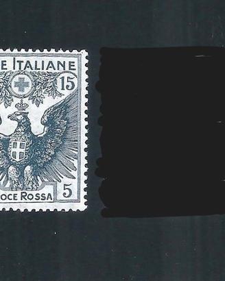Francobolli Italia 1915-16 Croce Rossa - 3 valori