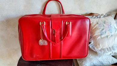3 Borse Pelle rosso Cartier vintage