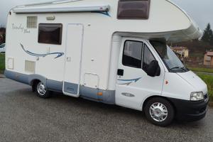 camper mansardato 6 posti