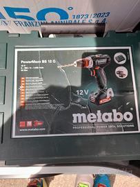 Trapano avvitatore a batteria metabo bs 12 q