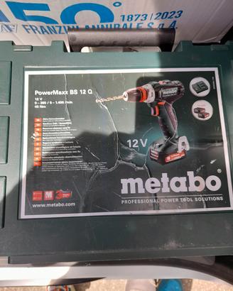 Trapano avvitatore a batteria metabo bs 12 q