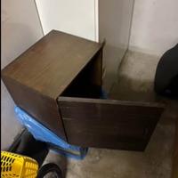 Coppia comodini armadietti in legno “crash bambù”