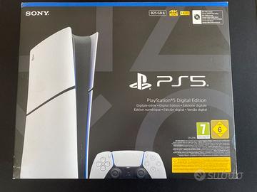 Sony PS5 SLIM Digital  4 mesi di vita