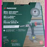 PARKSIDE smerigliatrice, lima a nastro da 20V