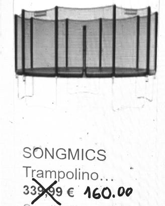 Satarello per bambini Songmics diametro mt. 4,30