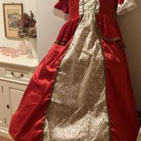 Vestito carnevale bambina 8/10 anni