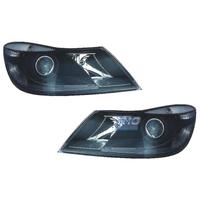 FARI PER SKODA OCTAVIA 4P COMBI 08-13 FONDO NERO