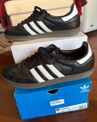 Adidas Samba OG originali, modello classico nero/b