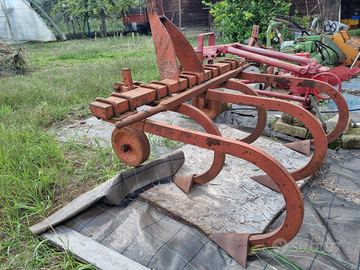 Aratro ed estirpatrice