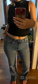 Jeans donna a zampa
