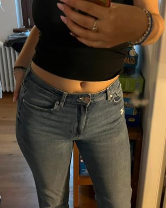 Jeans donna a zampa