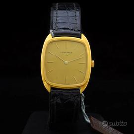 Longines unisex 80s 18 kt gold manual cal L817.4