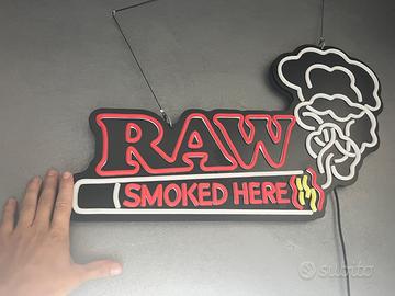Scritta LED RAW