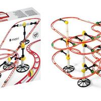 Gioco Pista Delle Biglie Roller Coaster Mini Rail