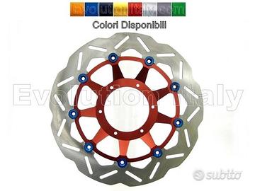Disco Freno Margherita Rosso con nottolini Blu